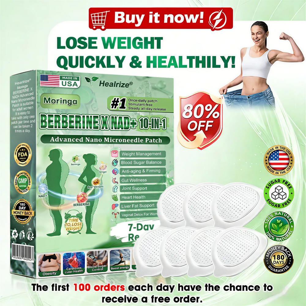 𝐎𝐟𝐟𝐢𝐜𝐢𝐚𝐥 𝐔𝐒 𝐒𝐭𝐨𝐫𝐞 🇺🇸  | 🧑‍⚕️Healrize® Moringa · Berberine × NAD+ 𝟏𝟎-𝐢𝐧-𝟏 𝐀𝐝𝐯𝐚𝐧𝐜𝐞𝐝 𝐍𝐚𝐧𝐨 𝐌𝐢𝐜𝐫𝐨𝐧𝐞𝐞𝐝𝐥𝐞 𝐏𝐚𝐭𝐜𝐡 — 𝐎𝐧𝐜𝐞 𝐃𝐚𝐢𝐥𝐲, 𝐕𝐢𝐬𝐢𝐛𝐥𝐞 𝐑𝐞𝐬𝐮𝐥𝐭𝐬 𝐢𝐧 𝟕 𝐃𝐚𝐲𝐬