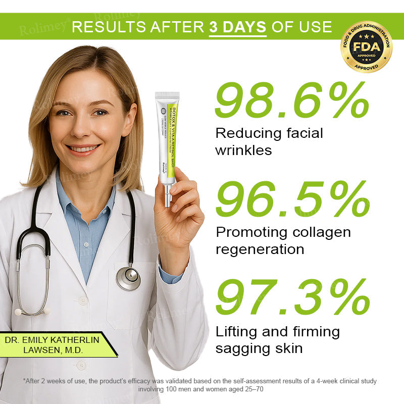 Made and shipped from the USA 💫Rolimey® Botox & Vita-A Retinol Shot Wrinkle-Lift Tightening cream - Last Day Promotion 70% OFF