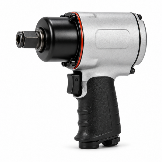 Flexnows Pneumatic Impact Wrench with Compact Design for Workshop and Automotive Maintenance Tasks