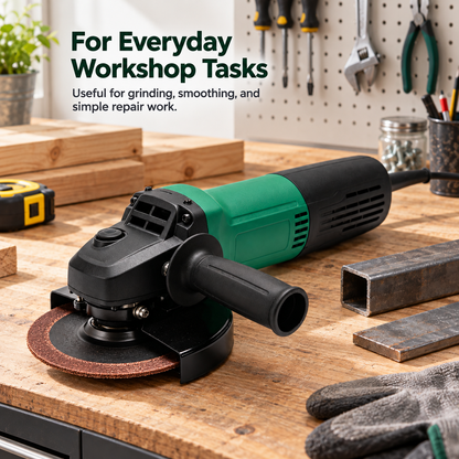 Flexnows Corded Angle Grinder with Side Handle and Protective Guard