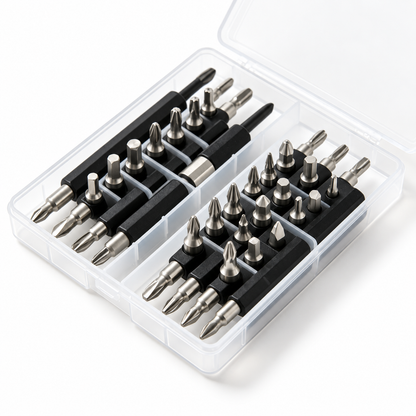 Flexnows Screwdriver Bit Set with Organized Storage Case for Everyday Repair and Assembly Tasks