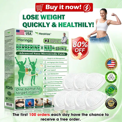 🇺🇸 𝐎𝐟𝐟𝐢𝐜𝐢𝐚𝐥 𝐔𝐒 𝐒𝐭𝐨𝐫𝐞 |  𝐇𝐞𝐚𝐥𝐫𝐢𝐳𝐞® Moringa · Berberine × NAD+ 🩺𝟏𝟎-𝐢𝐧-𝟏 𝐀𝐝𝐯𝐚𝐧𝐜𝐞𝐝 𝐍𝐚𝐧𝐨 𝐌𝐢𝐜𝐫𝐨𝐧𝐞𝐞𝐝𝐥𝐞 𝐏𝐚𝐭𝐜𝐡 — 𝐎𝐧𝐜𝐞 𝐃𝐚𝐢𝐥𝐲, 𝐕𝐢𝐬𝐢𝐛𝐥𝐞 𝐑𝐞𝐬𝐮𝐥𝐭𝐬 𝐢𝐧 𝟕 𝐃𝐚𝐲𝐬 🧑‍⚕️