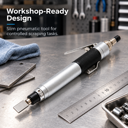Flexnows Pneumatic Air Scraper with Compact Design for Workshop Surface Preparation and Cleanup Tasks