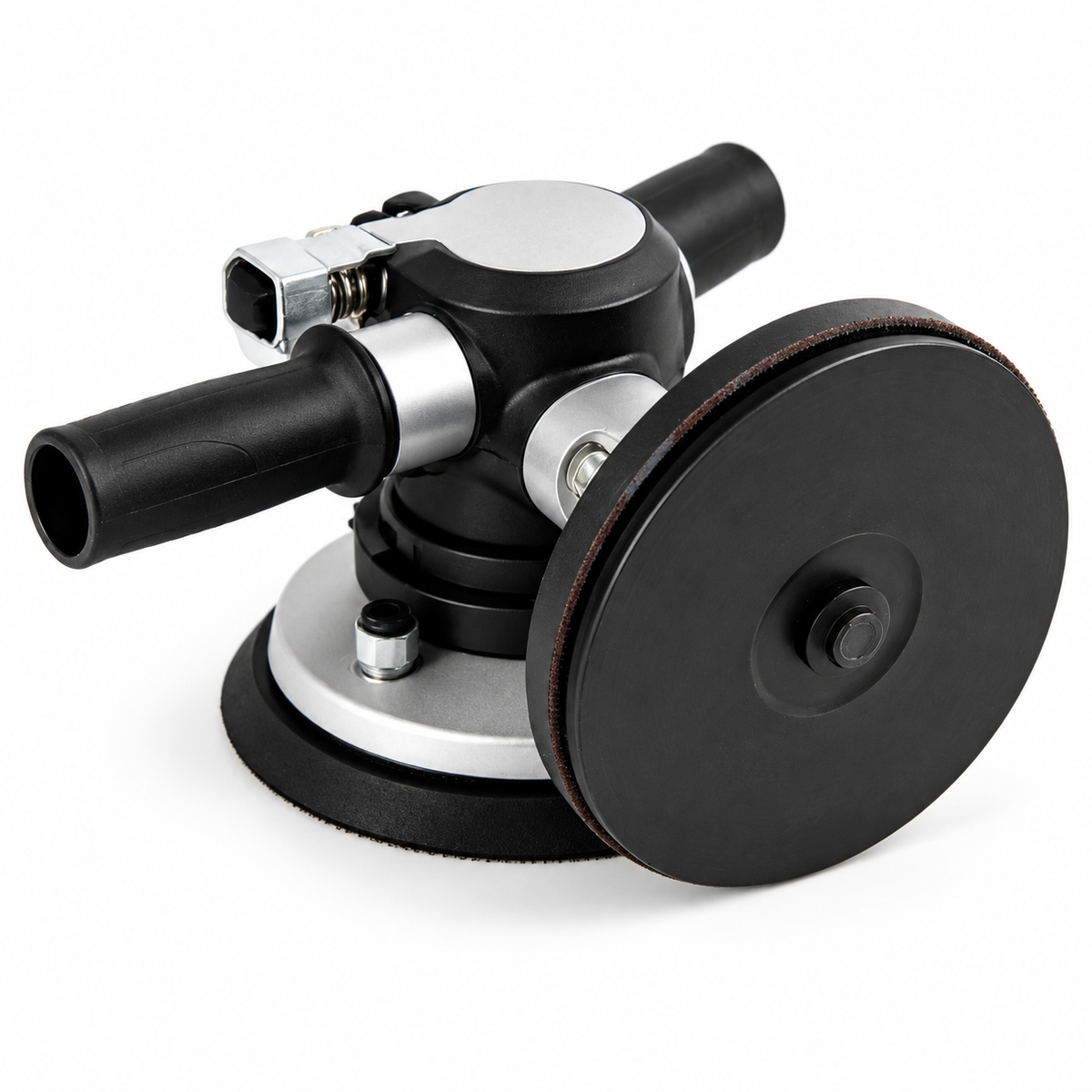 Flexnows Pneumatic Dual Handle Disc Sander with Air-Powered Design for Workshop Surface Preparation