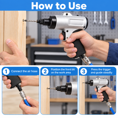 Flexnows Pneumatic Die Grinder with Compact Design for Workshop Detail Grinding and Surface Finishing