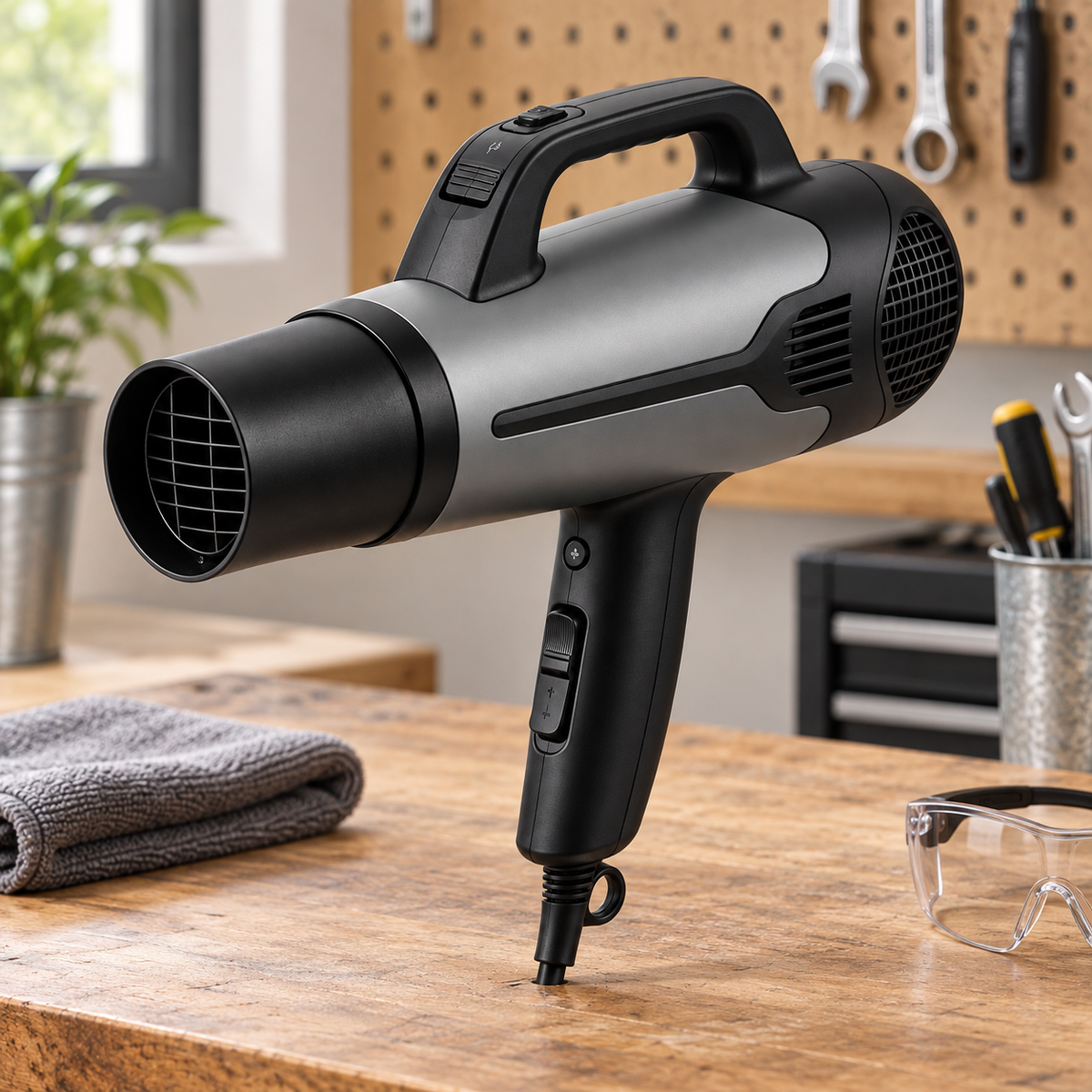 Flexnows Portable Handheld Air Blower with Adjustable Settings for Workshop and Everyday Tasks